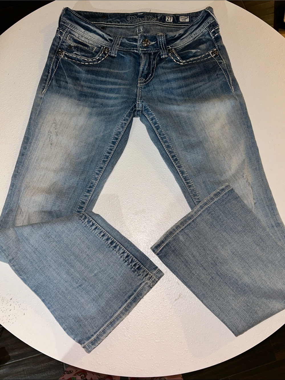Miss Me Light Blue Bootcut Jeans